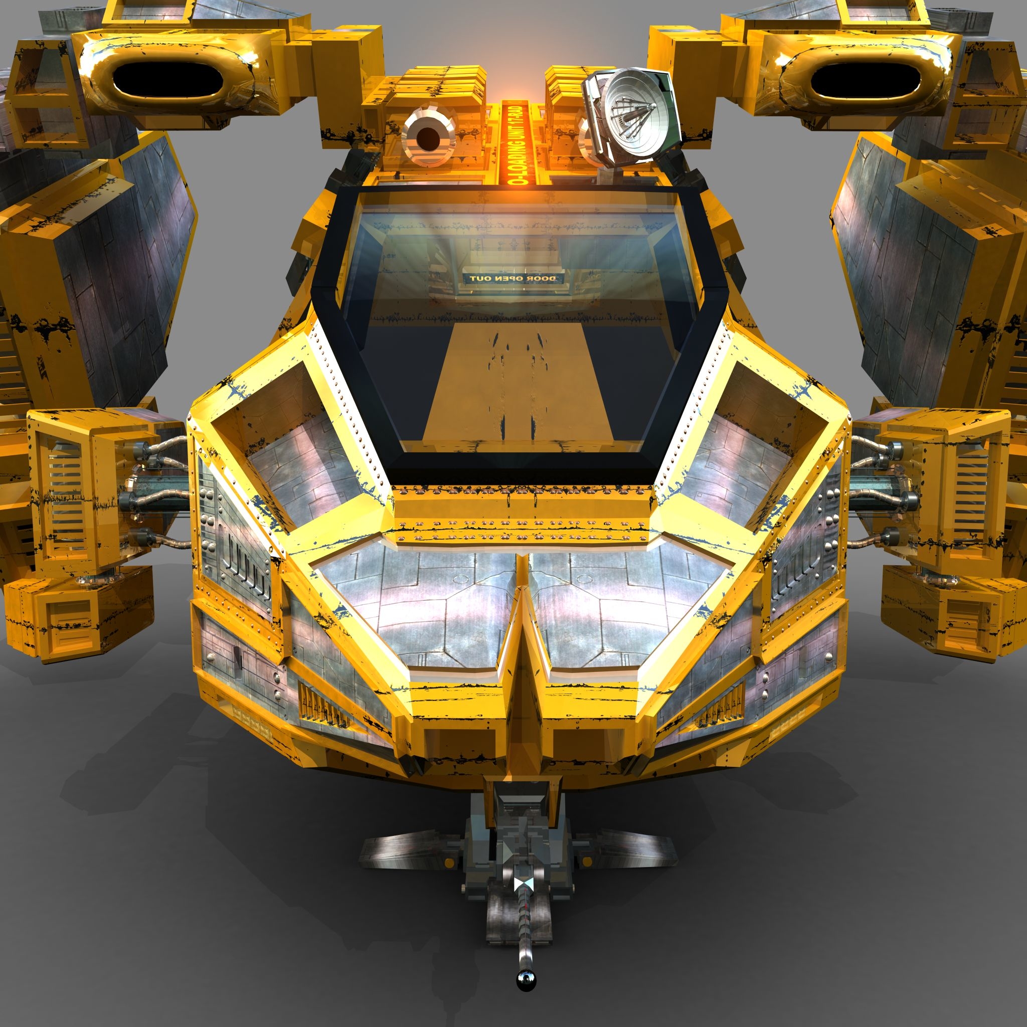 宇宙飞船部队3d模型
